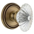 thumbnail image 1 of Grandeur 820656 Soleil Solid Brass Rose Privacy Door Knob Set - Brass, 1 of 6
