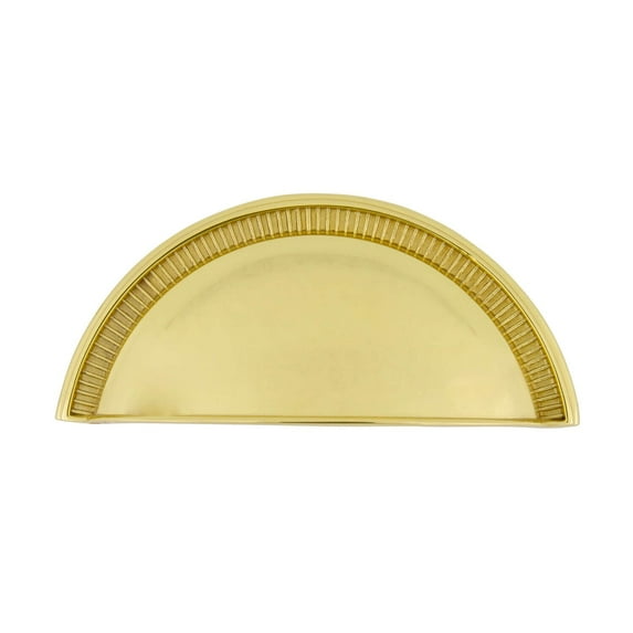Grandeur Sole-Brass-Cup-3 Soleil 3" Center To Center Traditional Cup Solid Brass Cabinet