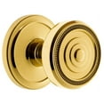 thumbnail image 1 of Grandeur Cirsol_Prv_238 Circulaire Solid Brass Rose Privacy Door Knob Set - Brass, 1 of 6