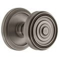 thumbnail image 1 of Grandeur Cirsol_Psg_234 Circulaire Solid Brass Rose Passage Door Knob Set - Grey, 1 of 6