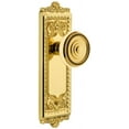 thumbnail image 1 of Grandeur Winsol_Psg_234 Windsor Solid Brass Rose Passage Door Knob Set - Brass, 1 of 6