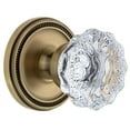 thumbnail image 1 of Grandeur Solfon_Psg_234 Soleil Solid Brass Rose Passage Door Knob Set - Brass, 1 of 7