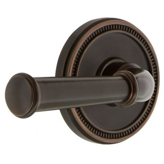 Grandeur Solgeo_Sd_Na Soleil Solid Brass Single Dummy Door Lever Set - Bronze