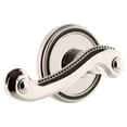 thumbnail image 1 of Grandeur 820935 Soleil Solid Brass Left Handed Privacy Door Lever Set - Nickel, 1 of 6