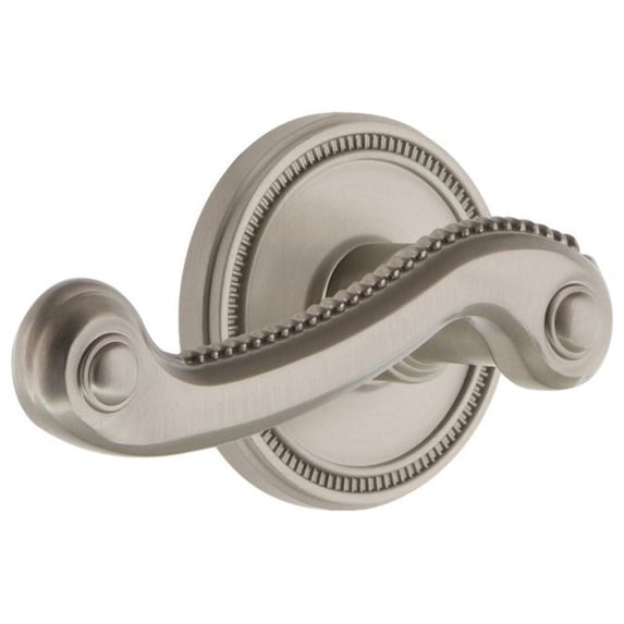 Grandeur Newport Door Lever with Soleil Rosette