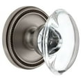 thumbnail image 1 of Grandeur Solpro_Dd_Na Soleil Solid Brass Dummy Door Knob Set - Grey, 1 of 6