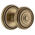 thumbnail image 1 of Grandeur 820841 Soleil Solid Brass Privacy Door Knob Set - Brass, 1 of 6