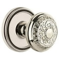thumbnail image 1 of Grandeur 820894 Soleil Solid Brass Privacy Door Knob Set - Nickel, 1 of 6