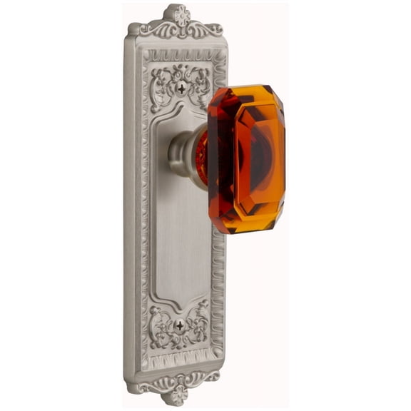 Grandeur 828011 Windsor Solid Brass Passage Set - Nickel