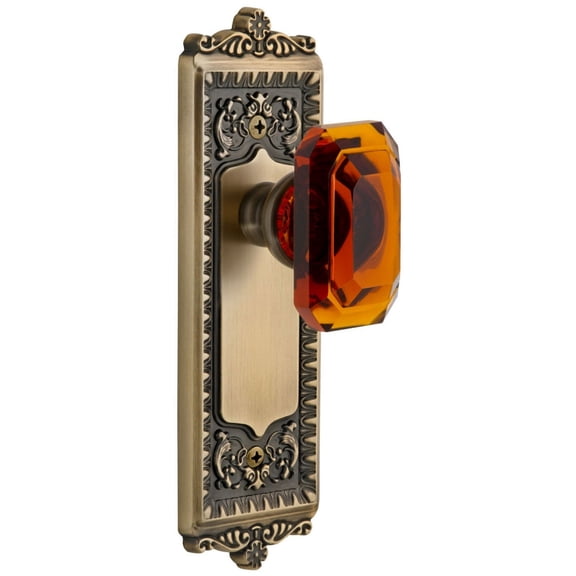 Grandeur Winbca_Psg_238 Windsor Solid Brass Passage Set - Brass