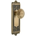 thumbnail image 1 of Grandeur Wincir_Dd_Na Windsor Solid Brass Rose Dummy Door Knob Set - Brass, 1 of 6