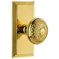 thumbnail image 1 of Grandeur Carwin_Prv_234 Carre Solid Brass Rose Privacy Door Knob Set - Brass, 1 of 6