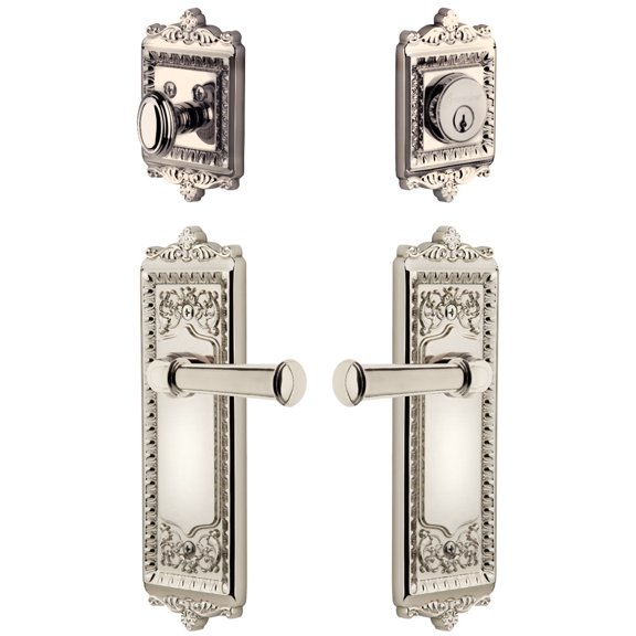 Grandeur Wingeo_Sp_Eset_238 Windsor Solid Brass Right Handed Single Cylinder Keyed Entry