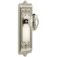 thumbnail image 1 of Grandeur Wingvc_Dd_Na Windsor Solid Brass Rose Dummy Door Knob Set - Nickel, 1 of 7
