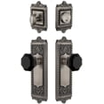 thumbnail image 1 of Grandeur Windsor Plate Single Cylinder Knob Combo Pack with Lyon Knob and matching Deadbolt, 1 of 6
