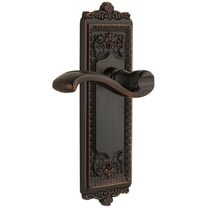 Grandeur Winprt_Sd_Na_Lh Windsor Solid Brass Rose Left Handed Single Dummy Door Lever -