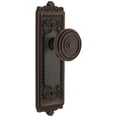 thumbnail image 1 of Grandeur Winsol_Prv_234 Windsor Solid Brass Rose Privacy Door Knob Set - Bronze, 1 of 6