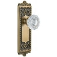 thumbnail image 1 of Grandeur Winver_Prv_238 Windsor Solid Brass Rose Privacy Door Knob Set - Brass, 1 of 1