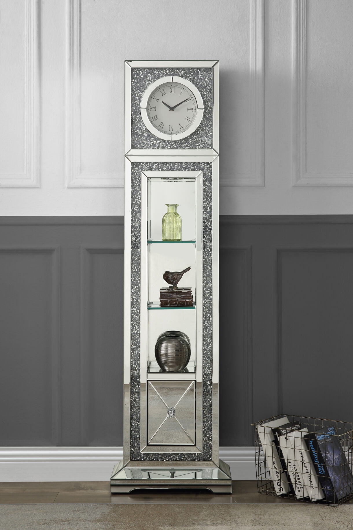Grandfather Clock with Storage Floor and Grandfather Clocks
