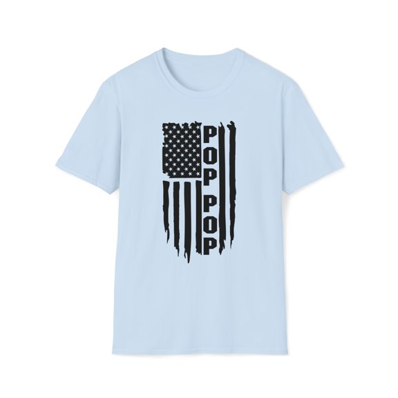 Grandfather Flag, Gildan Unisex Softstyle Shirt, Pop Pop Graphic Tee, S-3XL