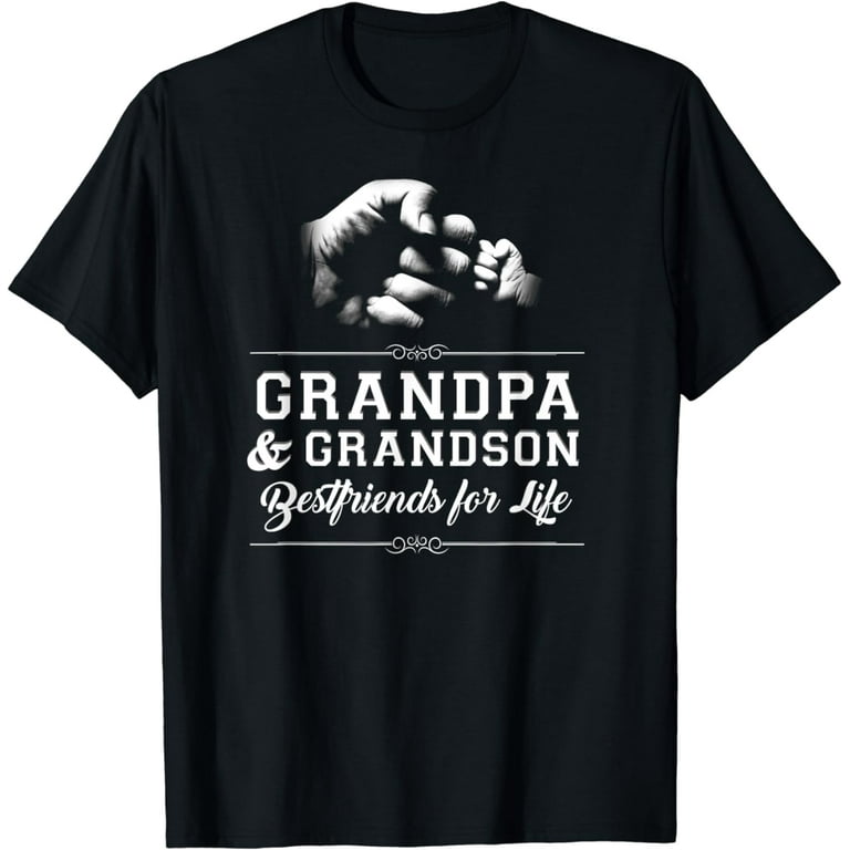 Mens Grandfather Grandson Friends Fist Bump Shirt Grandpa Grandad Mens Grandfather Grandson Friends Fist Bump Shirt Grandpa Grandad