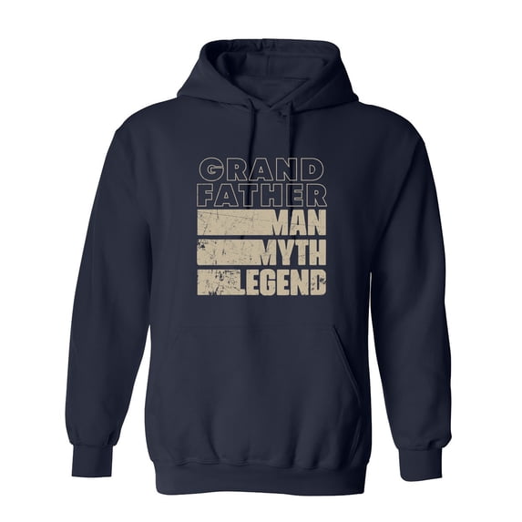Grandfather Man My*h Legend Sarcastic Humor Novelty Best Gift For Besties Men's Hoodie