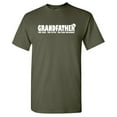 thumbnail image 1 of Grandfather The Man Sarcastic Humor Graphic Tees Gift For Mens Novelty Funny T Shirt, 1 of 5