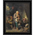 thumbnail image 1 of Grandfather and grandson 20x24 Black Ornate Wood Framed Canvas Art by Perov, Vasily, 1 of 2