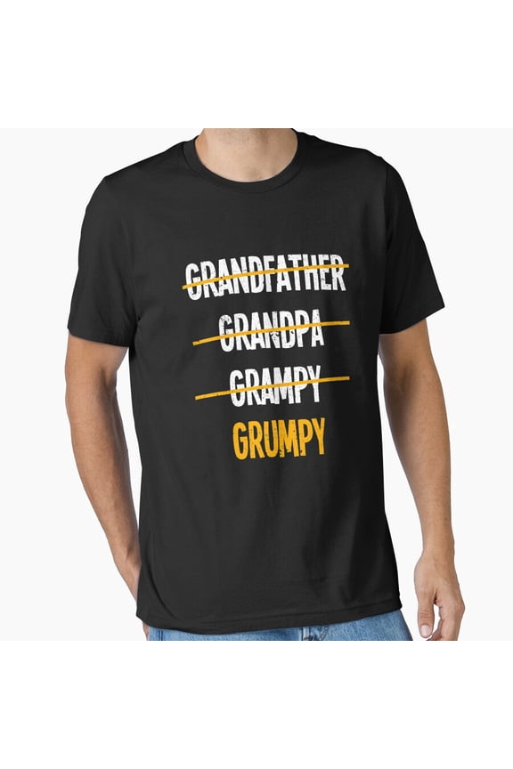 Grandher Grandpa Grampy Grumpy Grandad Family Shirt, Grandpa Graphic Tee