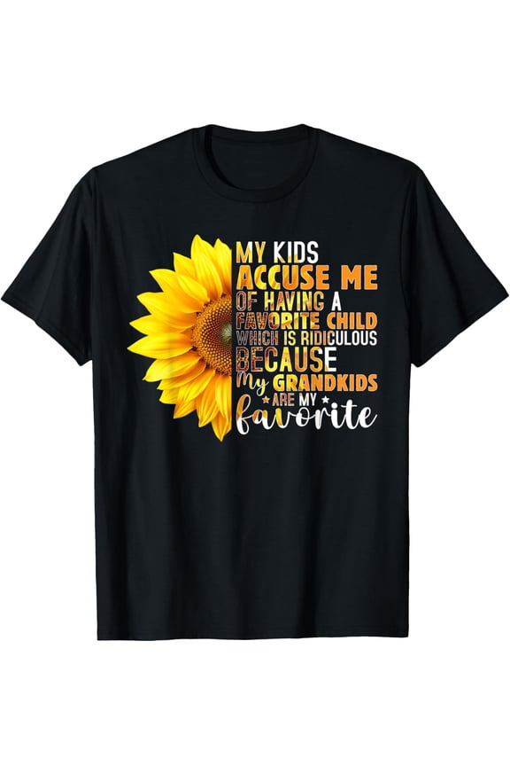 Grandkids Are My Favorite Funny Grandparents T-Shirt