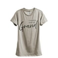 thumbnail image 1 of Grandkids Make Life Grand Women's Fashion Relaxed T-Shirt Tee Heather Tan Medium, 1 of 3