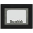 thumbnail image 1 of Grandkids Tabletop Picture Frame - Holds 4x6 Photo - Multiple Color Options Black Frame with Dark Gray Insert, 1 of 4