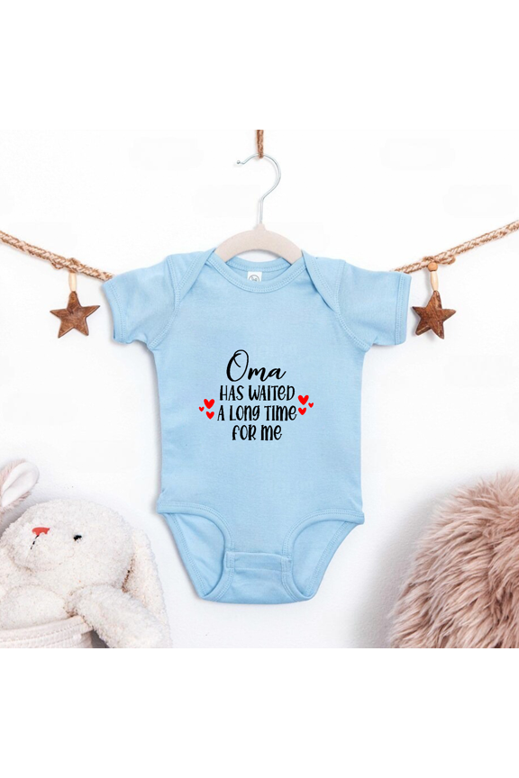 Grandma Baby Bodysuit, Oma Loves Me Infant Outfit, Newborn Gift