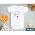 thumbnail image 1 of Grandma Baby Onesie- Cute I Love My Grandma Onesie, Cute Grandma Bodysuit Cute Baby Onesie, BABY BODYSUIT LAT 4424, 1 of 3