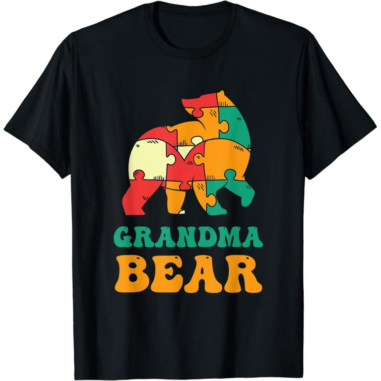 Grandma Bear Autism Awareness Shirt Autism Grandma,Mommy Tee Grandma Bear Autism Awareness Shirt Autism Grandma,Mommy Tee