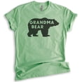 thumbnail image 1 of Grandma Bear T-shirt, Unisex Women's Shirt, Grandma Shirt, Grandmother Shirt, Heather Apple Green, 3X-Large, 1 of 6
