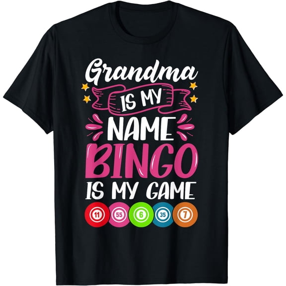 Grandma Bingo player funny bingo quote design T-Shirt