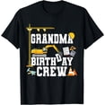 thumbnail image 1 of Grandma Birthday Crew Shirt Construction Birthday Party T-Shirt, 1 of 4