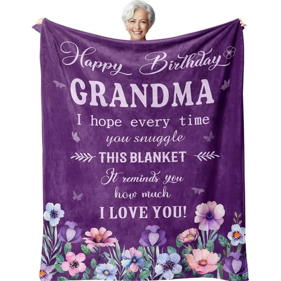 Grandma Birthday Gifts, Birthday Gifts for Grandma, Best Grandma Gifts, Gifts for Grandma Birthday Unique, Grandma Gifts for Birthday, Nana Gigi Gifts for Grandma Birthday Blanket 50"X60"