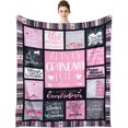 thumbnail image 1 of to My Grandma Blanket Gifts for Grandma''s Birthday Gift for World''s Best Grandma Ever Soft & Cozy Flannel Bedding Blanket Soft Throw Blanket 60" X50, 1 of 7