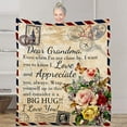 thumbnail image 1 of Grandma Blanket I Love You Nana Blanket Gift for Grandma Birthday, Mother Day''s, Super Soft Flannel Grandmother Blanket Throw Blankets for Granny, 1 of 6