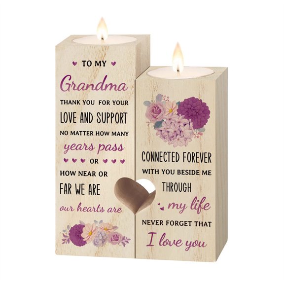 Grandma Candle Holder Gifts,Best Grandma Gifts for Birthday Mothers Day Christmas
