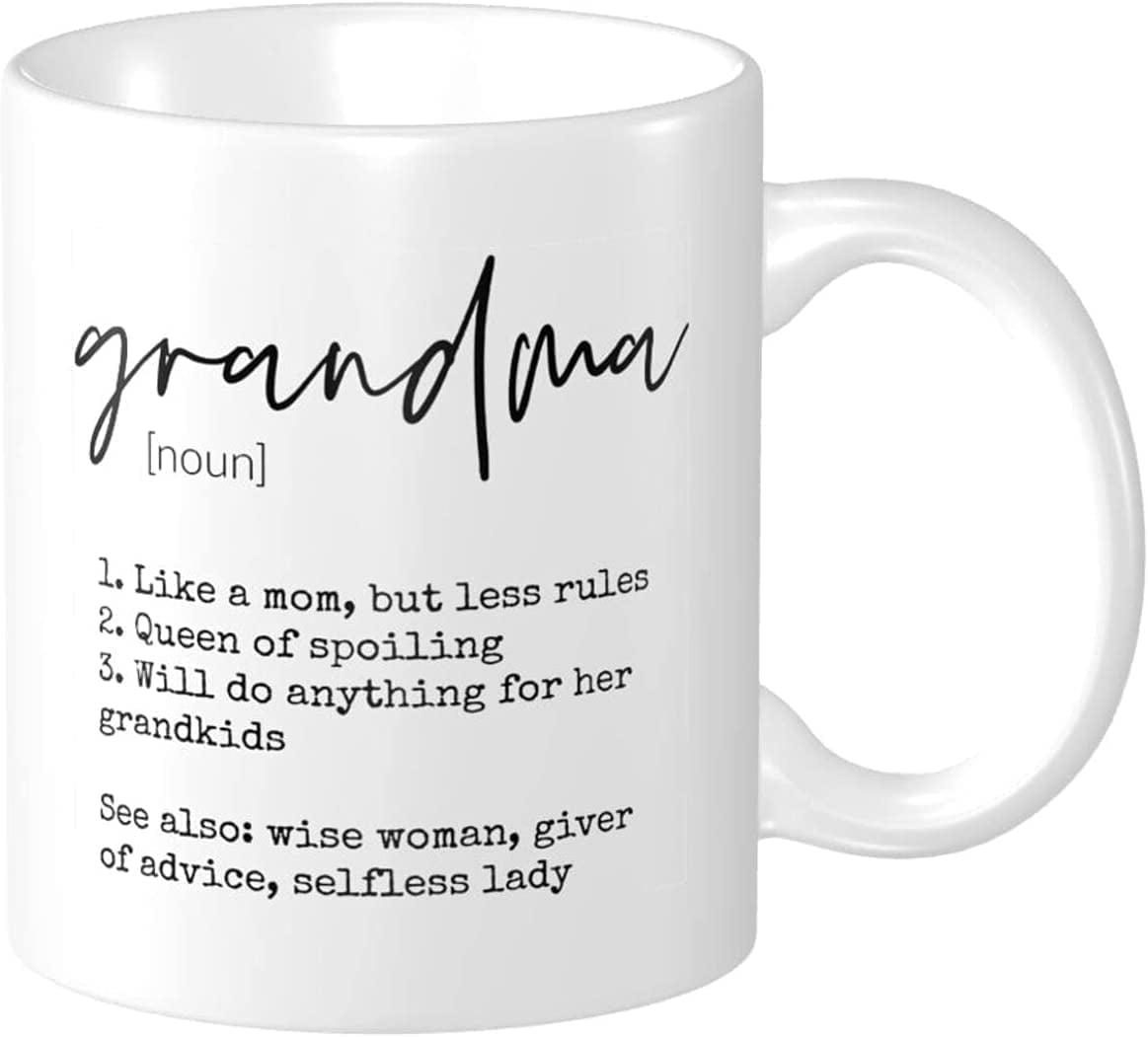 Grandma Coffee Mug, Best Grandma Christmas Birthday Gifts Coffee Tea