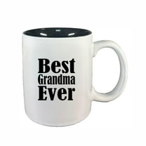 Grandma Coffee Mugs, Best Grandma Ever 11oz Ceramic Coffee Cup Teacup with Handle, Funny Birthday Gifts