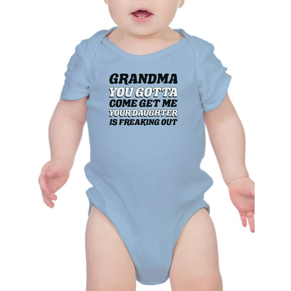 Grandma, Come Get Me! Bodysuit Infant -Smartprints Designs,  6 Months