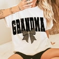 thumbnail image 1 of Grandma Coquette Bow, Mama Checkered, Grandma Style, Leopard Mama, Mama Bow, Mother’s Day Gift, Trending Popular Shirt, 1 of 5
