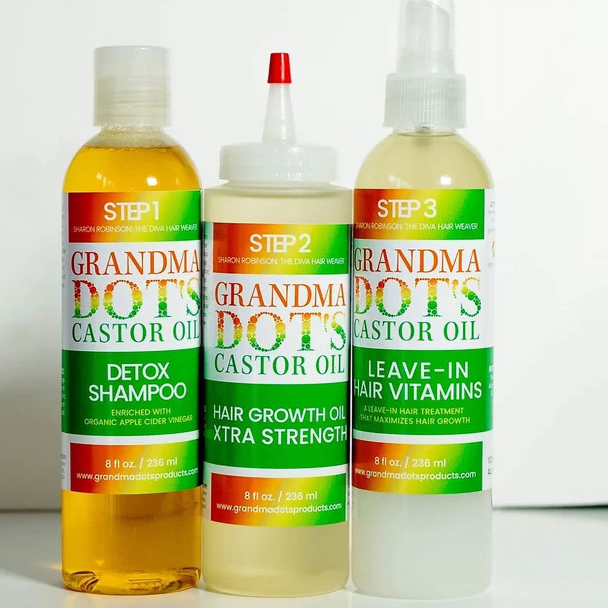 Grandma Dot's Castor Oil 3 Step Hair Growth System