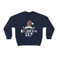 thumbnail image 1 of Grandma Elf Unisex Sweatshirt, S-2XL Christmas Holidays Xmas Elves, 1 of 9