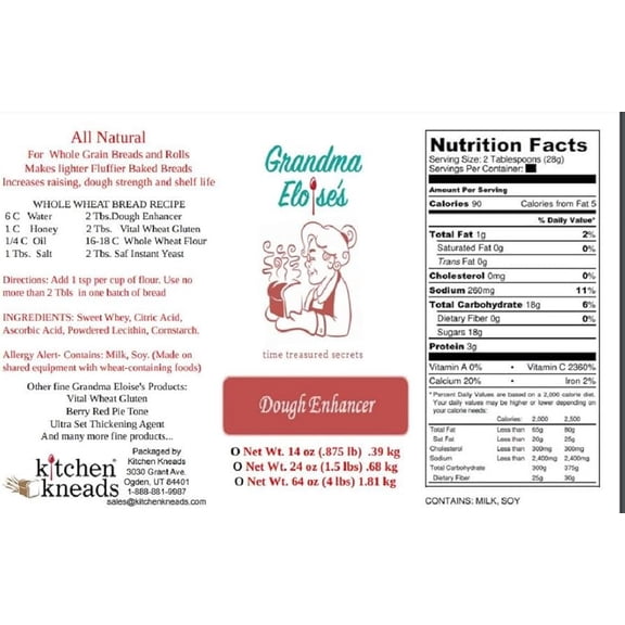 Grandma Eloises Dough Enhancer