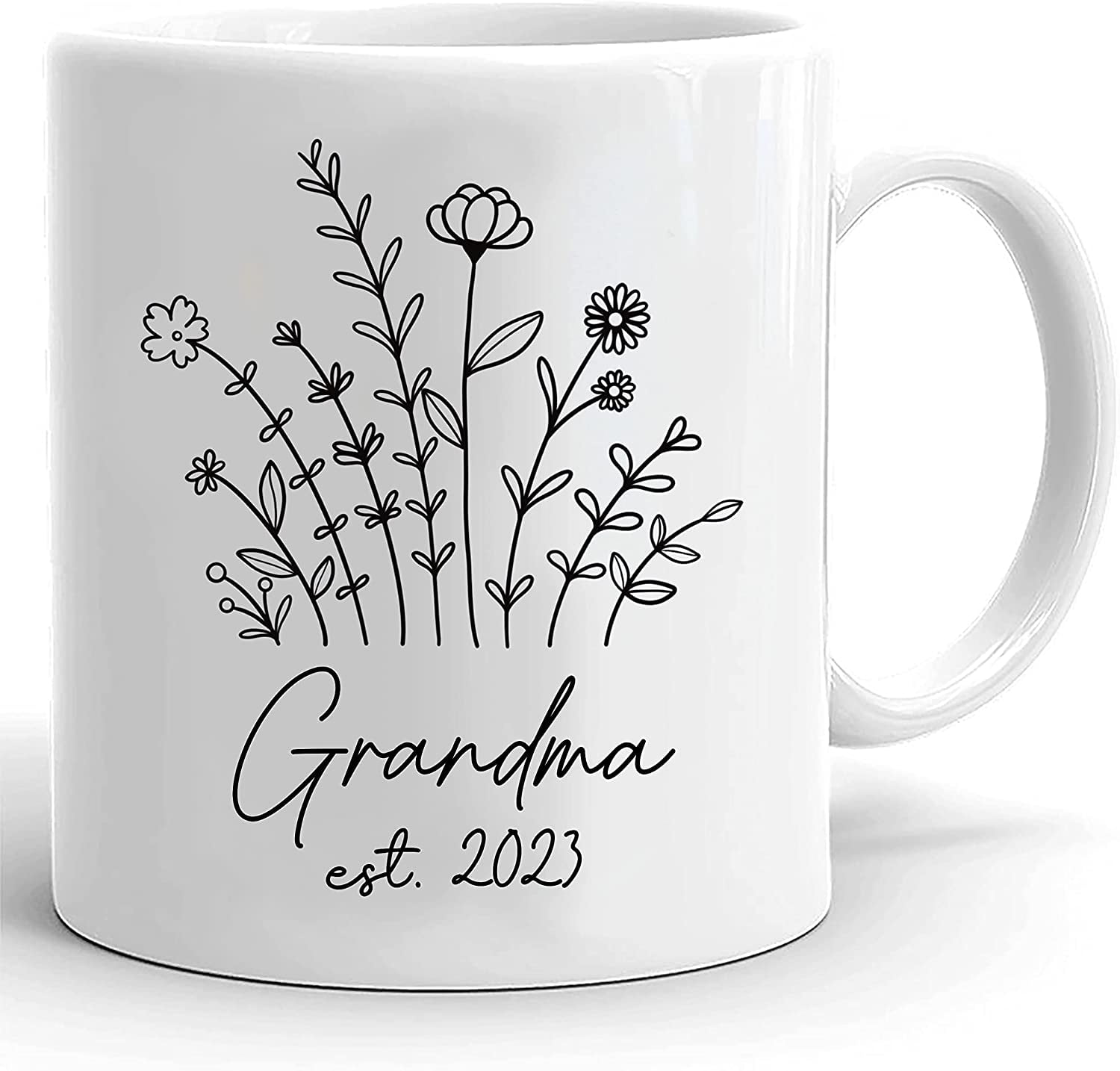 Promoted To Grandma Est. 2023 - Coffee Mug - Gifts For Grandma - Grand –  familyteeprints